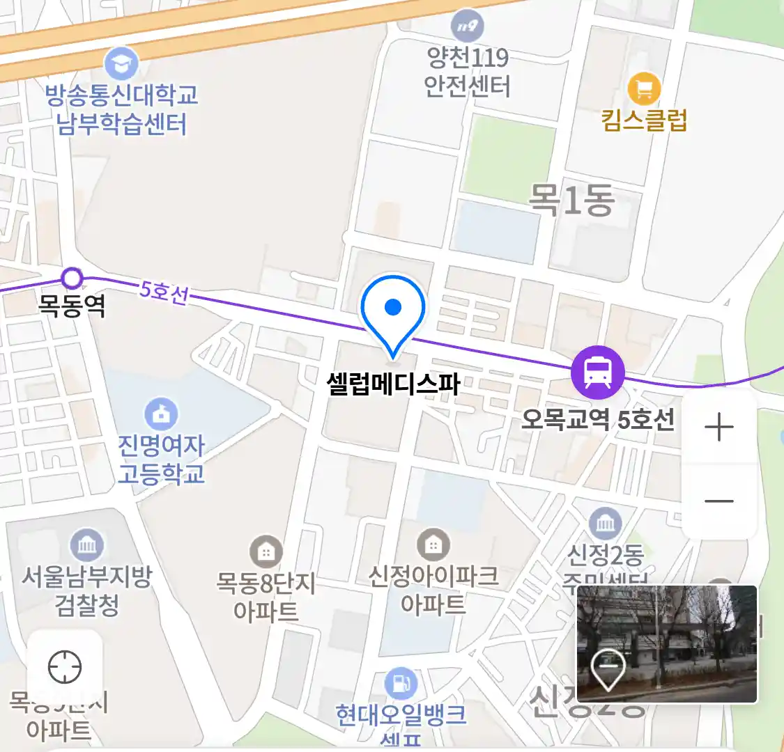 셀럽메디스파 위치