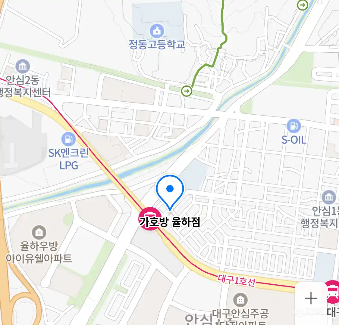 가호방 율하점 위치