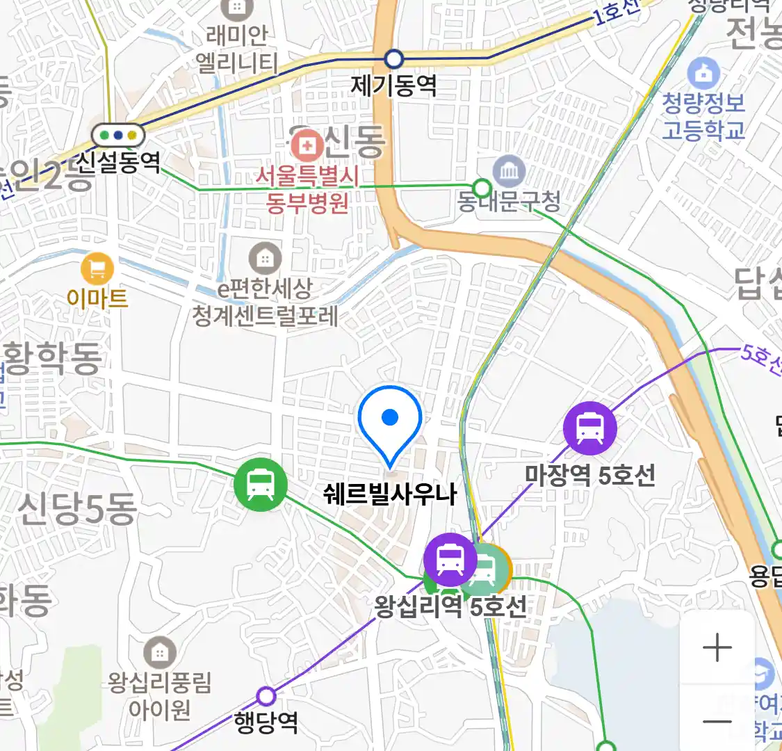 쉐르빌사우나 위치