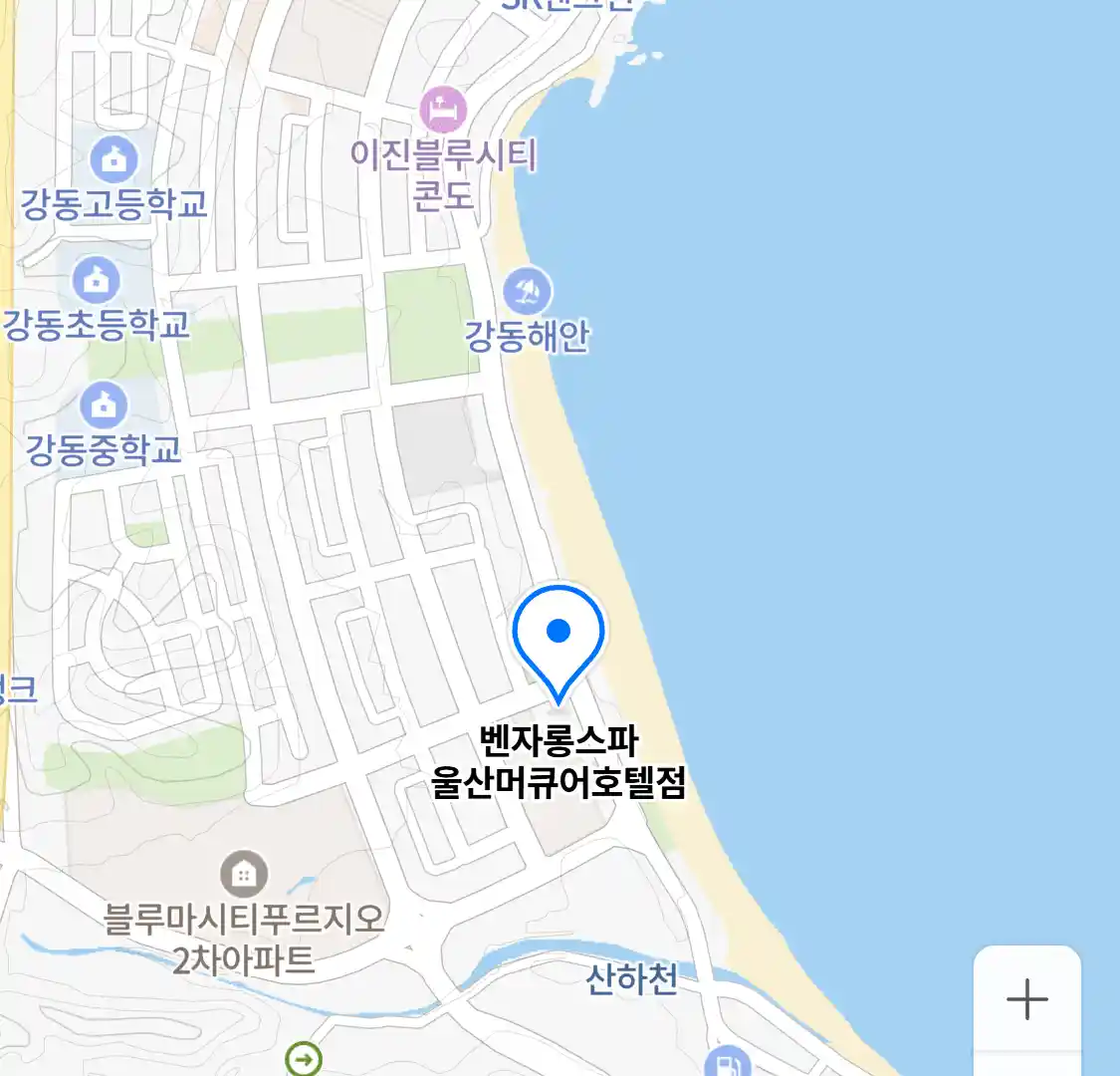 벤자롱스파 울산머큐어호텔점 위치