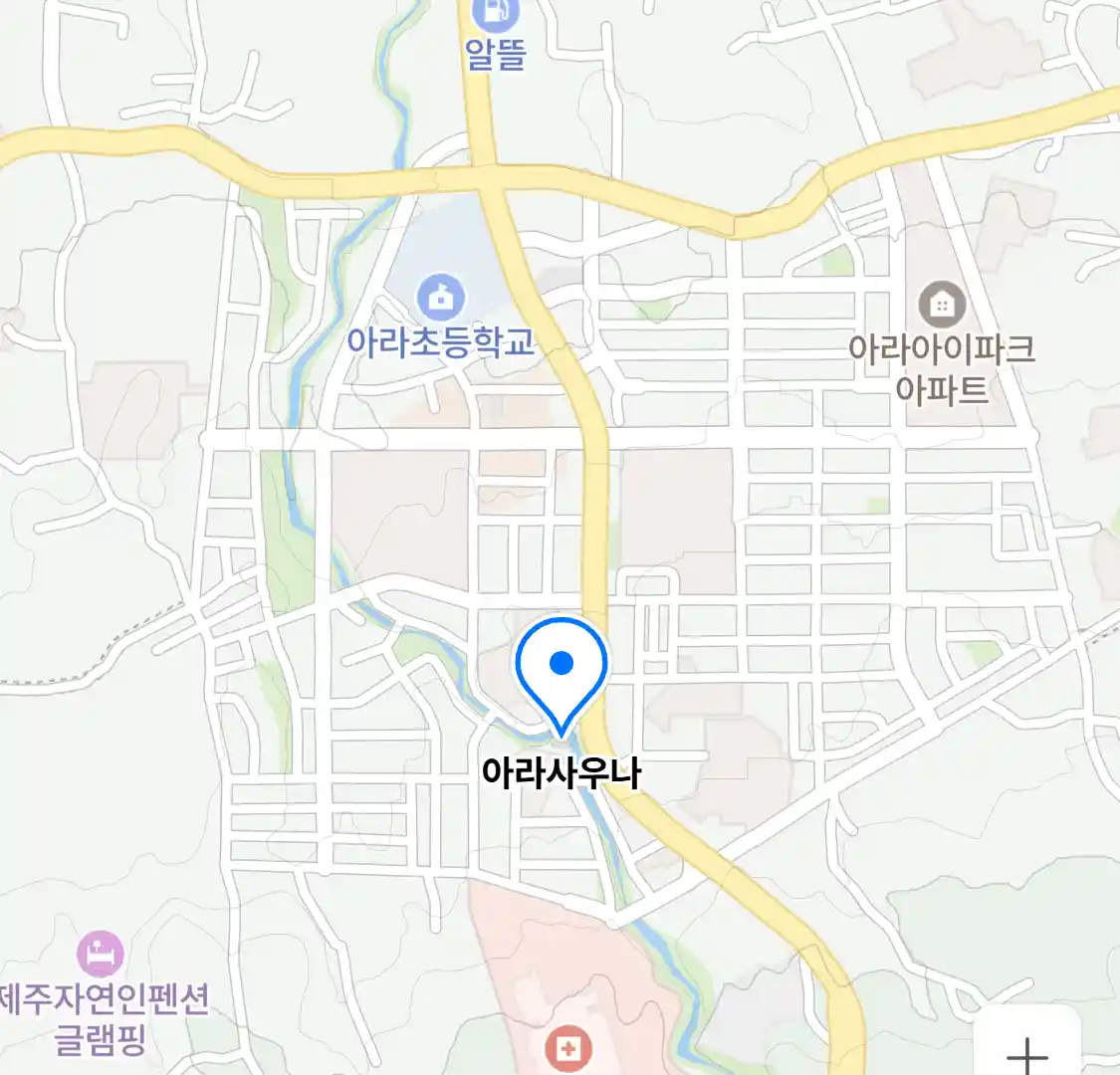 아라사우나 위치