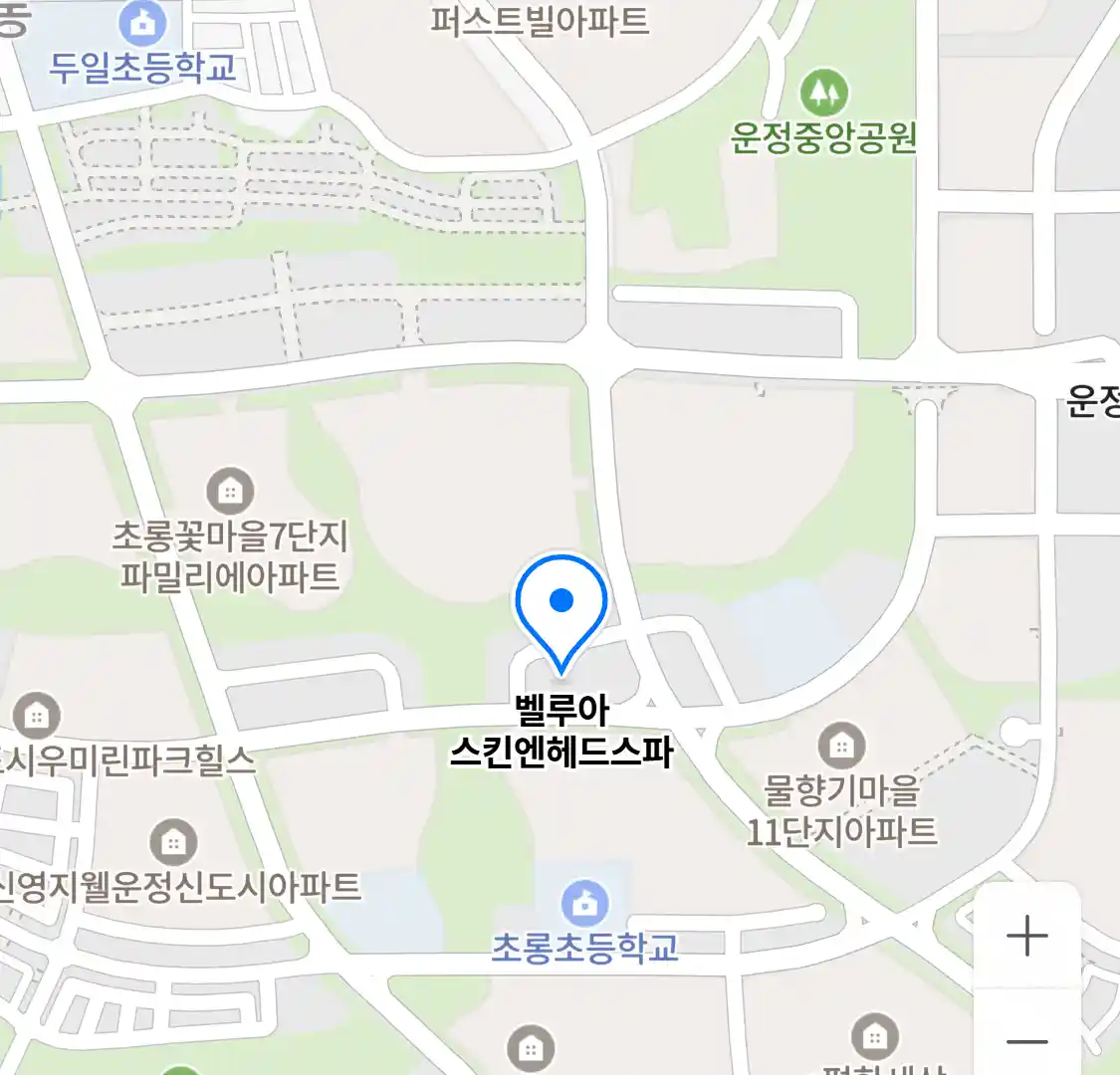 벨루아 스킨엔헤드스파 위치