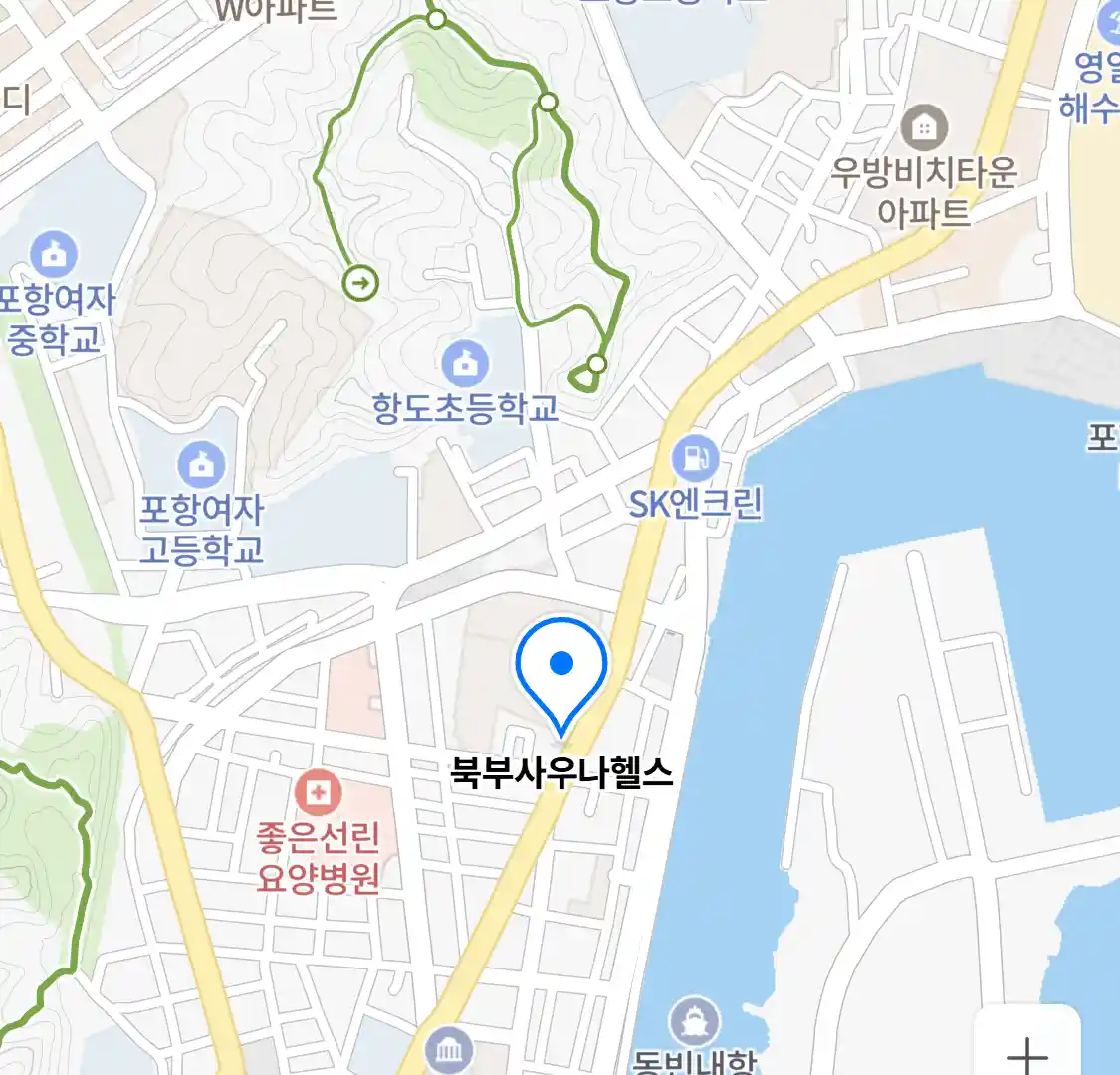 북부사우나헬스 위치